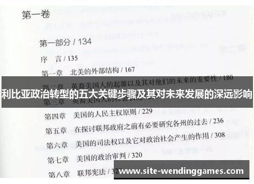 利比亚政治转型的五大关键步骤及其对未来发展的深远影响